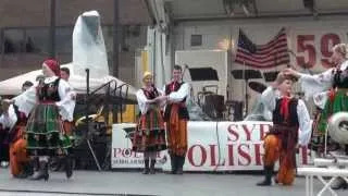 Łowicz Wedding: Lechowia Folk Dancers at Syracuse Polish Festival