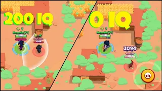 200 IQ Crow vs 0 IQ Bibi | Brawl Stars Funny Moments & Fails