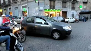 Crazy intersection in Napoli