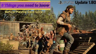 Days Gone Tips And Tricks The Game DOESN'T TELL YOU.