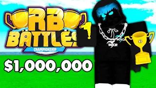 I Entered a 1 Million ROBUX Tournament.. (Roblox RB Battles)