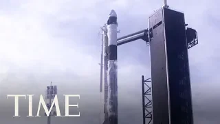 SpaceX Launches And Destroys Rocket In Astronaut Escape Test | TIME