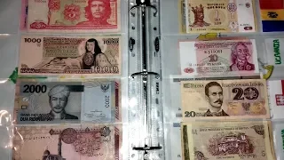 INCREIBLE COLECCIÓN DE BILLETES DEL MUNDO 2019