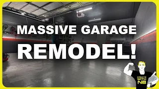 High Tech / Modern Tesla Garage & Maker Space Remodel Project - DIY