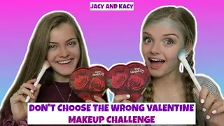 Don't Choose the Wrong Valentine ~ Makeup Challenge ~ Jacy and Kacy