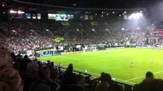 Timbers Army does the Tetris on the night the team owned the Galaxy!