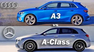 2020 Audi A3 vs Mercedes A-Class, Mercedes vs Audi, A-Class vs A3 - visual compare
