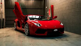 LAMBORGHINI AVENTADOR Detailing with Opticoat