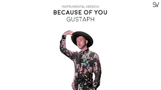 Gustaph - Because of You (Lyrics Video: Instrumental Version)