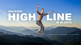 I tried Extreme Slack-lining with NO Experience! (Learning the Tight-Rope)