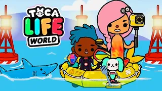 ТОКА БОКА ОБНОВЛЕНИЕ ! Неоновый дом ! Сериал про котенка 💜 Опасное приключение ! 🌊 Toca Life World