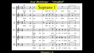 Rheinberger- "Abendlied" Op.69 No.3 - Soprano 1