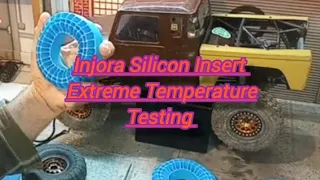 Injora Silicon Inserts Extreme Conditions Test #injora #vanquishproducts  #truck #rccar #snow #ice