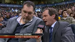 Arvydas Sabonis interviewed about Jonas Valanciunas