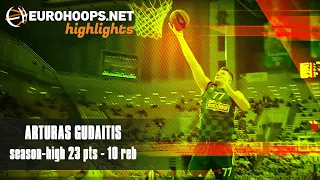 Panathinaikos Athens-Valencia Basket 91-92: Arturas Gudaitis (Season-high 23 points, 10 rebounds)