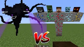 what if you create a WITHER STORM VS ENDER ORES BOSS in MINECRAFT