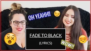 Two Sisters Listen To Metallica - Fade To Black (LYRICS) For The First Time!! / REACTION