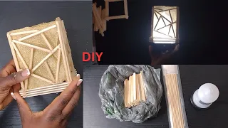 INCREDIBLE!! How to save money with popsicle stick and glue at home - DIY recycling craft ideas!