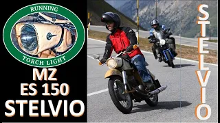 MZ ES 150: Road trip to the Stelvio