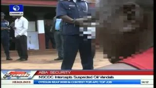 NSCDC Intercepts Suspected Oil Vandals In Abia State