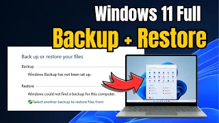 How to FULL BACKUP Windows 11 OS and Restore Windows 11 Backup (Step by Step) 2024