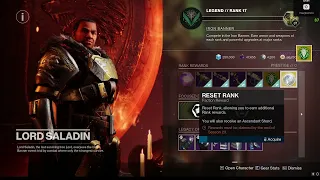 Iron Banner Rank Reset rewards Season 23 (emblem and shader) Destiny 2