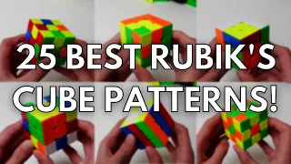 Top 25 Best PATTERNS On The 3x3 Rubik’s Cube Tutorial!