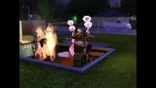 Sims 3 Sim gets electrocuted after hear~break