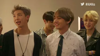 BTS Rehearsal Interview - AMAs Red Carpet 2017