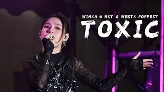 [4K] WINKA Focus COLLAR Toxic 西九音樂節：越流行 HKT X WESTK POPFEST 20230331