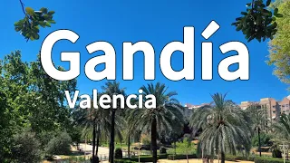 Walking through Gandía Spain🇪🇸 Tour in Full HD