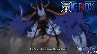 Luffy And Kaido Smiling - English Sub One Piece Episode 1032