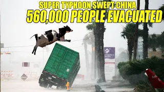 China shakes: More than 560,000 people were evacuated from Shanghai as Super Typhoon Lena swept