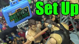 WWE Action Figure set up - Money In The Bank