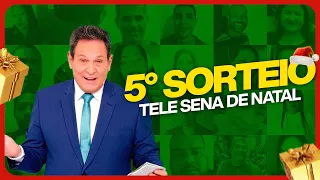 Confira o 5º Sorteio da Tele Sena de Natal 2023 (24/12/2023)