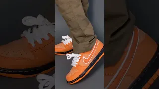 On Foot Orange Lobster (CNCPTS) Nike SB Dunk Low #nike #nikesb #lobster #sneakers #howtostyle