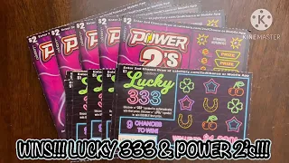 WINS!!! LUCKY 333 & POWER 2’s!!! CA Scratchers