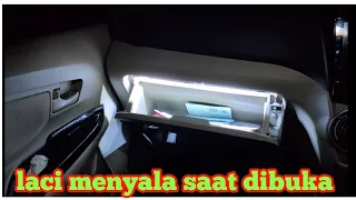 cara membuat laci mobil menyala saat dibuka