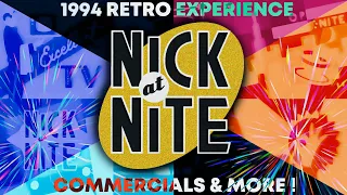 NICK AT NITE RETRO BLOCK - 1994 Vintage Network Promos, Commercials & More!