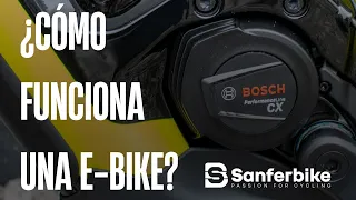 ¿Cómo funciona una bici eléctrica?