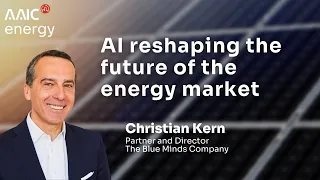 Christian Kern's Keynote at AAIC Energy: AI reshaping the future of the energy market