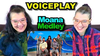 TEACHERS REACT | VOICEPLAY - "Moana" - MEDLEY (feat. Rachel Potter)