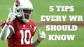 5 Tips EVERY WR Should Know