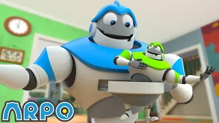 Double ARPO Trouble - ARPO Vs OPRA | ARPO The Robot | Funny Kids Cartoons | Full Episode Compilation