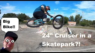 24" Cruiser in a Skatepark?!