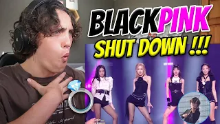 South African Reacts To BLACKPINK 'SHUT DOWN' LIVE PERFORMANCE IN LE GALA DES PIÈCES JAUNES !!!