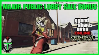 ***NEW*** Public Lobby Sale Bonus MAJOR Increase! GTA Online
