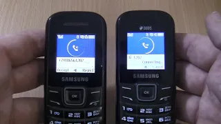Incoming call & Outgoing call at the Same Time Samsung 1200M black +1202 Duos