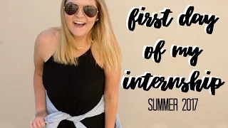 FIRST DAY OF MY INTERNSHIP | Kaylin Jo