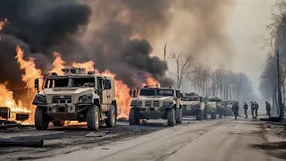Happened today! A convoy of 12,000 elite US and French troops was intercepted by Russian missiles